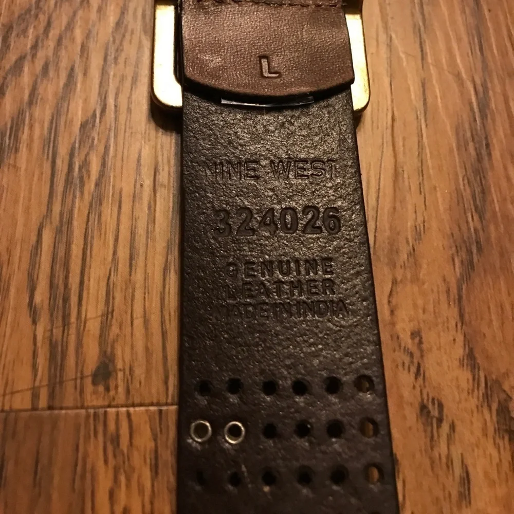 Genuine Leather Brown Belt